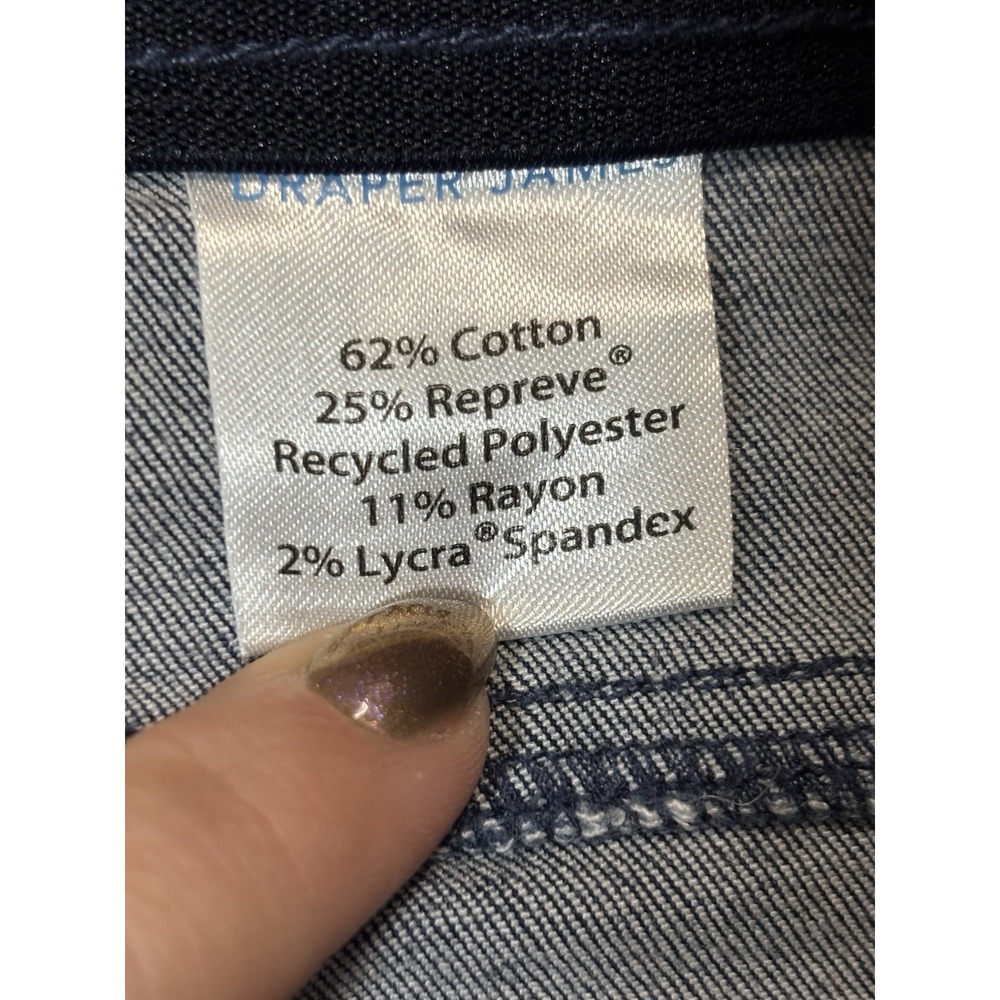 Draper James Women's‎ Wide Leg Cropped Jeans Size 14x26 - Picture 4 of 5